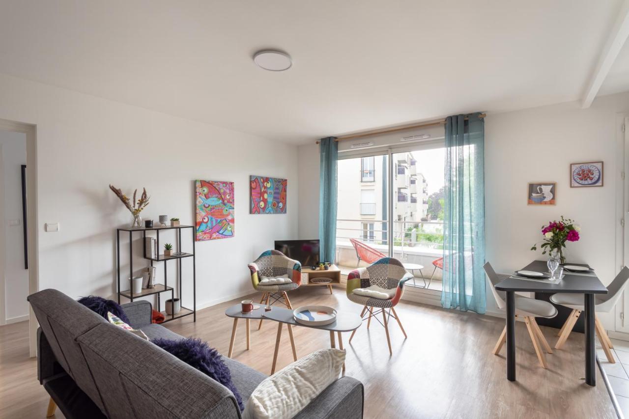Bahibe - Balcon Et Parking Au Calme Proche Gare Rennes Exterior foto